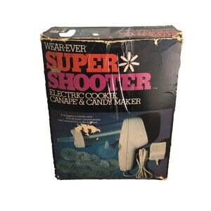 Vintage Wear-Ever 70001 Super Shooter Electric Cookie Canapé & Candy Maker Works